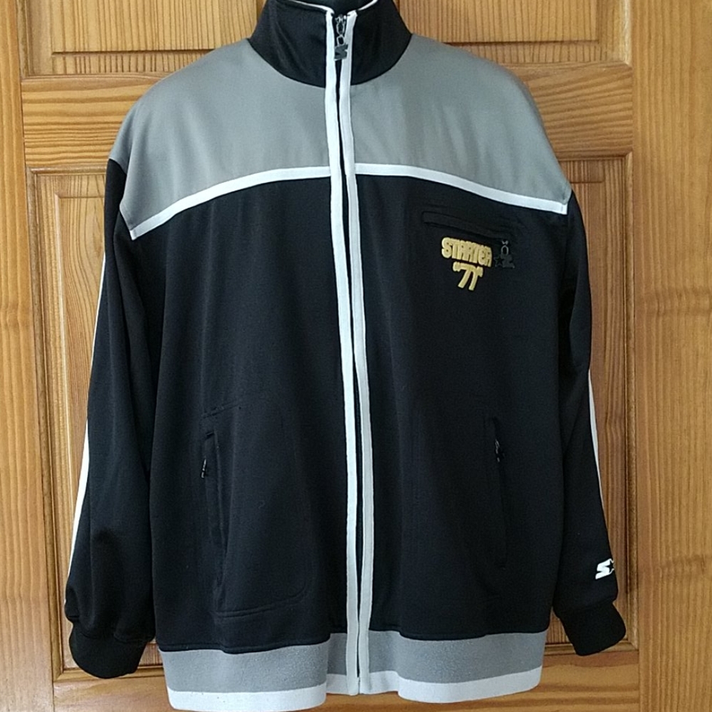 Authentic Starter nylon track jacket.
